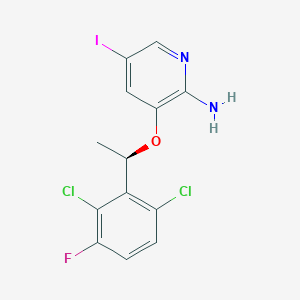 5-iodo-3-[(R) 1-(2.6-dichloro-3-fluoro-phenyl)-ethoxy]-pyridin-2-ylamine