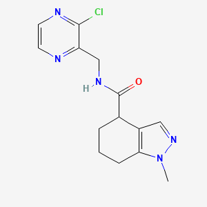 N-((3-chloropyrazin-2-yl)methyl)-1-methyl-4,5,6,7-tetrahydro-1H-indazole-4-carboxamide