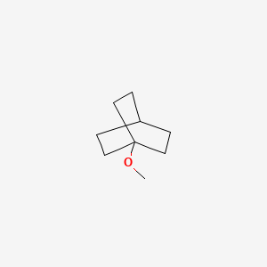 molecular formula C9H16O B8486146 Bicyclo(2.2.2)octane, 1-methoxy- CAS No. 7697-14-5