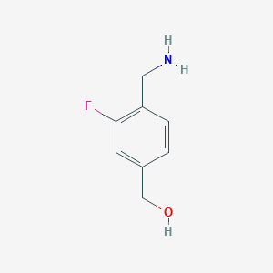 [4-(Aminomethyl)-3-fluorophenyl]methanol