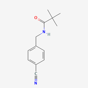 4-[(2,2-Dimethyl-propionylamino)-methyl]-benzonitrile