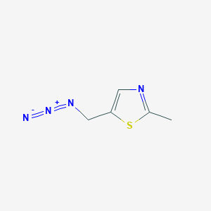 molecular formula C5H6N4S B8486229 5-(Azidomethyl)-2-methylthiazole 