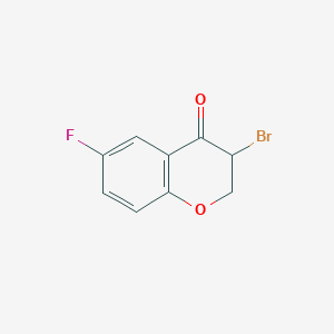 3-Bromo-6-fluorochroman-4-one