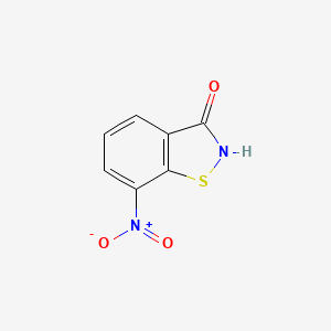 molecular formula C7H4N2O3S B8486318 7-Nitro-1,2-benzisothiazol-3-one 