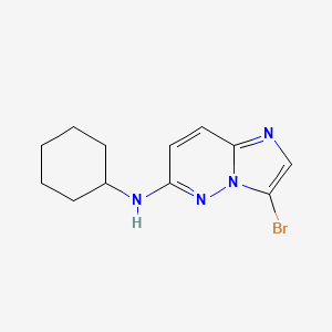 3-bromo-N-cyclohexylimidazo[1,2-b]pyridazin-6-amine