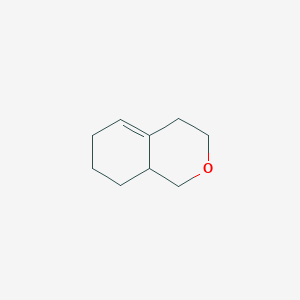 molecular formula C9H14O B8486394 3,4,6,7,8,8a-hexahydro-1H-isochromene 