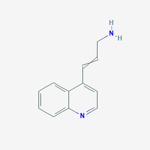 3-(4-Quinolyl)-2-propenylamine
