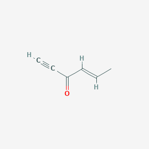 molecular formula C6H6O B084864 4-Hexen-1-YN-3-one CAS No. 13061-80-8
