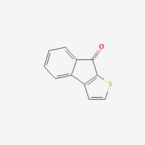molecular formula C11H6OS B8486466 8H-Indeno[2,1-b]thiophen-8-one CAS No. 13132-12-2