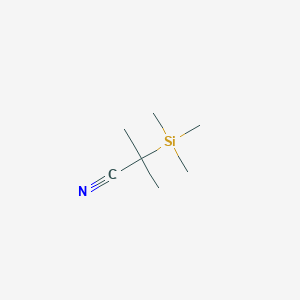 B8486533 2-Methyl-2-(trimethylsilyl)propanenitrile CAS No. 50638-76-1