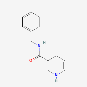 molecular formula C13H14N2O B8486623 N-Benzyl-1,4-dihydropyridine-3-carboxamide CAS No. 21104-13-2