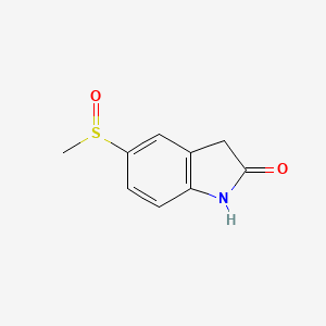 molecular formula C9H9NO2S B8486784 5-Methylsulphinyloxindole 