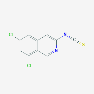 molecular formula C10H4Cl2N2S B8486808 6,8-Dichloro-3-isothiocyanatoisoquinoline 
