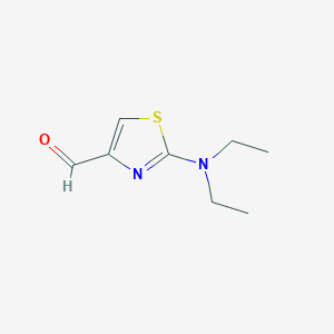 molecular formula C8H12N2OS B8486825 2-Diethylaminothiazole-4-carbaldehyde 