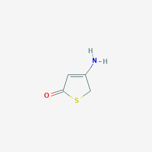 molecular formula C4H5NOS B8486829 4-amino-5H-thiophen-2-one 
