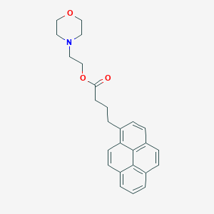 molecular formula C26H27NO3 B8486856 2-(Morpholin-4-YL)ethyl 4-(pyren-1-YL)butanoate CAS No. 88915-54-2