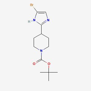 tert-butyl 4-(4-bromo-1H-imidazol-2-yl)piperidine-1-carboxylate