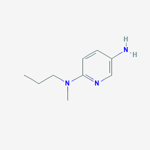 molecular formula C9H15N3 B8486893 N2-methyl-N2-propyl-pyridine-2,5-diamine 