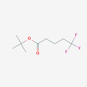 molecular formula C9H15F3O2 B8486896 Tert-butyl 5,5,5-trifluoropentanoate 