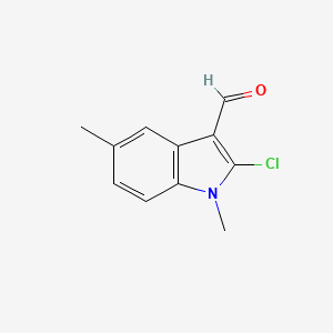 1,5-Dimethyl-2-chloroindole-3-carbaldehyde