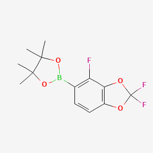 4,4,5,5-Tetramethyl-2-(2,2,4-trifluorobenzo[d][1,3]dioxol-5-yl)-1,3,2-dioxaborolane