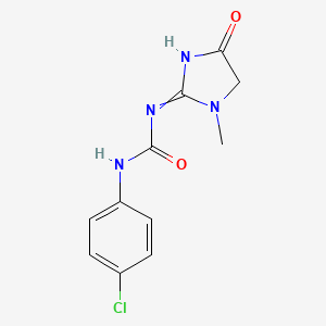 1-(1-Methyl-4-oxo-2-imidazolidinylidene)-3-p-chlorophenylurea