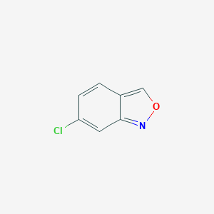 molecular formula C7H4ClNO B084871 6-氯苯并[c]异噁唑 CAS No. 14313-60-1