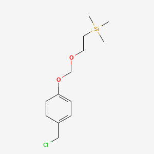 (2-{[4-(Chloromethyl)phenoxy]methoxy}ethyl)(trimethyl)silane