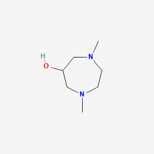 molecular formula C7H16N2O B8487130 1,4-Dimethyl-1,4-diazepan-6-ol 