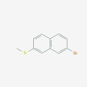 molecular formula C11H9BrS B8487147 2-Bromo-7-(methylsulfanyl)naphthalene 