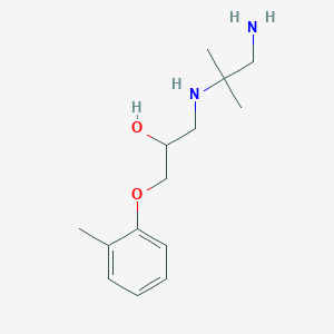 2-Propanol, 1-[(2-amino-1,1-dimethylethyl)amino]-3-(2-methylphenoxy)-