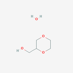 molecular formula C5H12O4 B8487280 Dioxane-methanol water 
