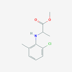 alpha-(2-Chloro-6-methylanilino)-propionic acid methyl ester