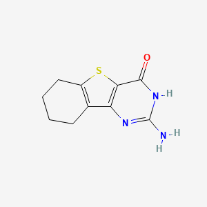 2-Amino-6,7,8,9-tetrahydrobenzo[4,5]thieno[3,2-D]pyrimidin-4(1H)-one