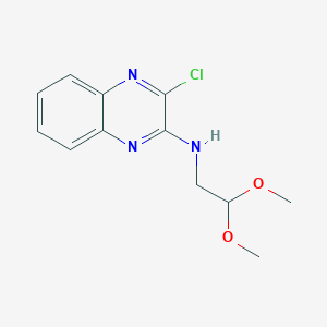 2-Chloro-3-(2,2-dimethoxyethylamino)quinoxaline