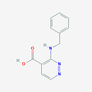 molecular formula C12H11N3O2 B8487352 3-(Benzylamino)pyridazine-4-carboxylic acid 