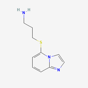 5-[3-(Amino)propylthio]imidazo[1,2-a]pyridine