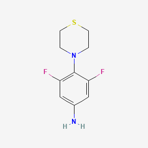 3,5-Difluoro-4-(4-thiomorpholinyl)aniline