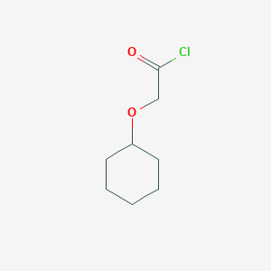 molecular formula C8H13ClO2 B8487476 2-(Cyclohexyloxy)acetyl chloride 