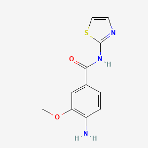 4-amino-3-methoxy-N-thiazol-2-yl-benzamide