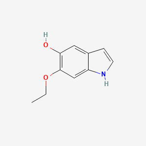 molecular formula C10H11NO2 B8487494 6-Ethoxy-1H-indol-5-ol 