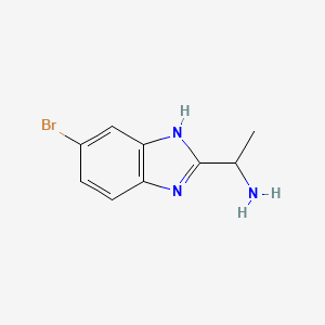 1-(5-bromo-1H-benzimidazol-2-yl)ethylamine