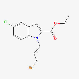 ethyl 1-(3-bromopropyl)-5-chloro-1H-indole-2-carboxylate