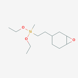 molecular formula C13H26O3Si B084876 2-(3,4-环氧环己基)乙基甲基二乙氧基硅烷 CAS No. 14857-35-3