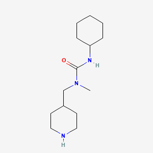1-Methyl-1-(4-piperidylmethyl)-3-cyclohexylurea