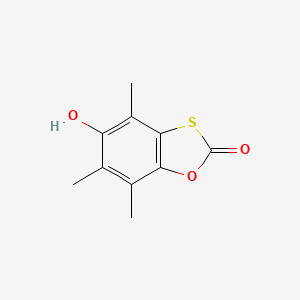 5-Hydroxy-4,6,7-trimethyl-2H-1,3-benzoxathiol-2-one