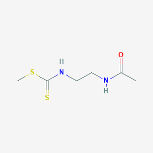 Methyl 2-acetamidoethyldithiocarbamate