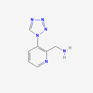 3-(Tetrazol-1-yl)-2-aminomethylpyridine