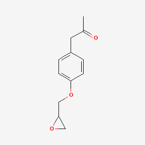 molecular formula C12H14O3 B8487665 4-(2,3-Epoxypropoxy)-phenylacetone 