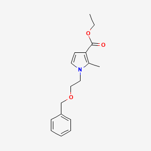 Ethyl 1-(2-(benzyloxy)ethyl)-2-methyl-1H-pyrrole-3-carboxylate